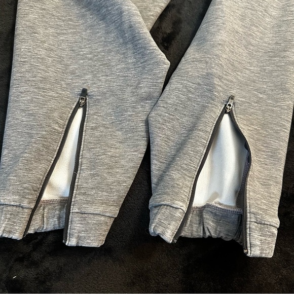 Athleta Gray Stretch Jogger Pants‎ with Ankle Zippers Women’s Medium - Picture 12 of 12
